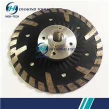 Granite Flange Turbo Saw Blade Protective Teeth