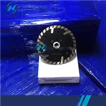 Granite Flange Turbo Saw Blade Protective Teeth