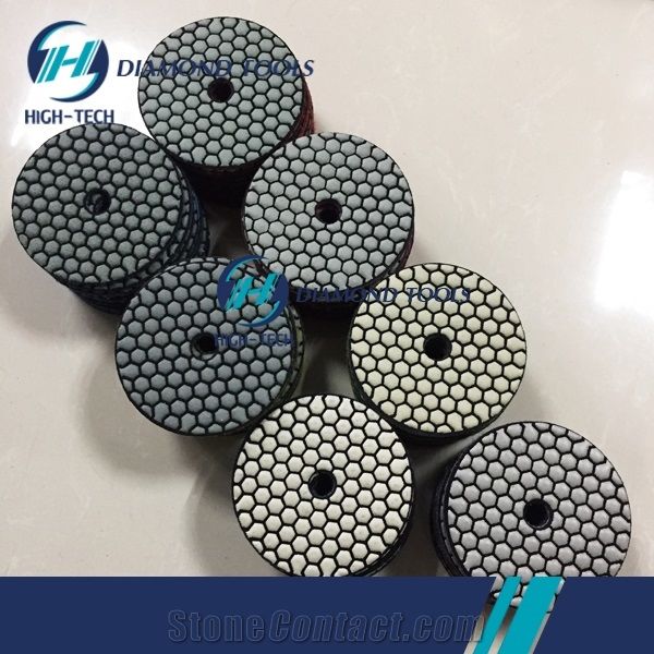 Premium Velcro Backed Diamond Dry Polishing Pad