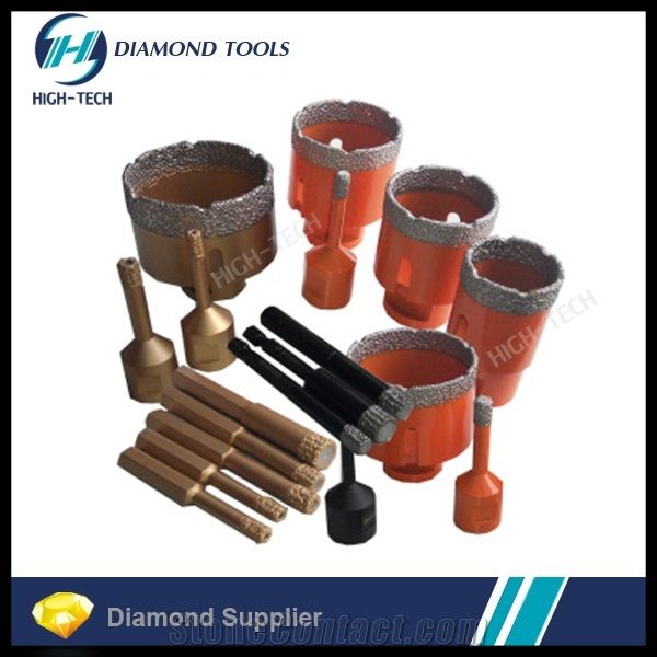 Vacuum Brazed Diamond Core Drill Bit