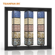 Floor Mosaic Tile Showing Rack
