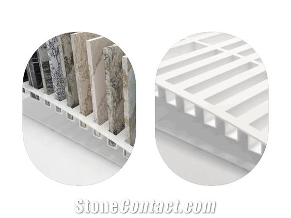Metal Stone Table Display Stand