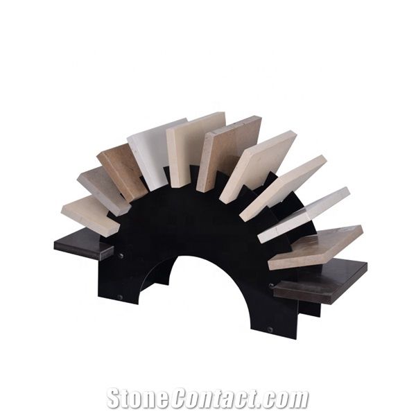 Solid Surface Quartz Stone Countertop Sample Display Rack