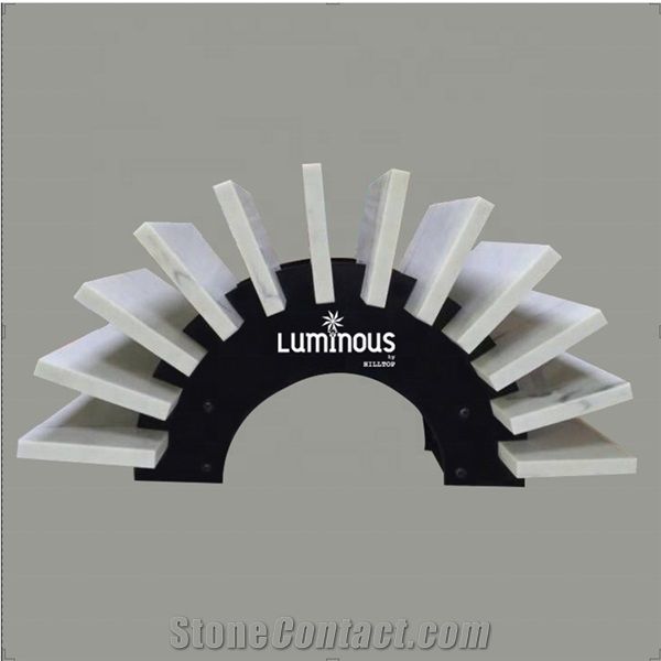 Solid Surface Quartz Stone Countertop Sample Display Rack