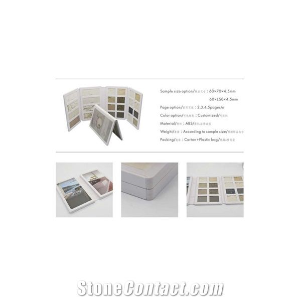 Stone Plastic Sample Book