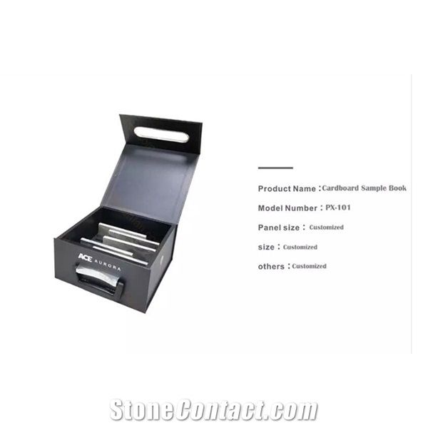 Stone Sample Box With Handle