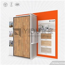 Timber Floor Wood Display Rack for Showroom