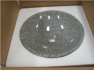 G603 Granite Wash Basins,Light Grey Grantie Sinks