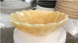 Yellow Onyx Basin,Honey Onyx Wash Bowl,Stone Sinks Yellow Onyx Basin,Honey Onyx Wash Bowl,Stone Sinks