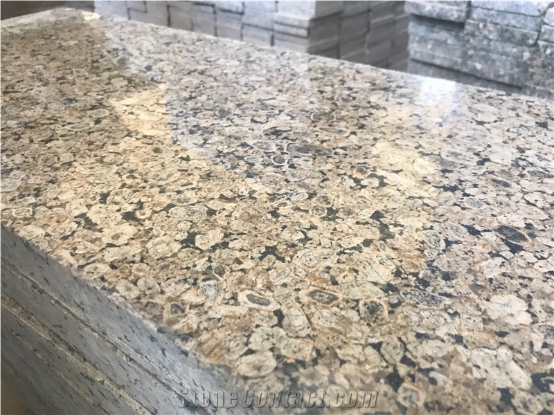 Verdi Ghazal Granite Slabs, Tiles