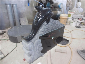 Granite Headstone Memorial Upright Monument