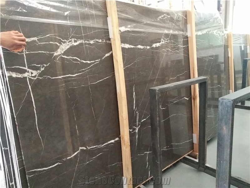 Pietra Grey Graphito Marble for Flooring Tiles