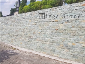 Bruta Sukabumi Green Stone Rough Face Wall Tiles