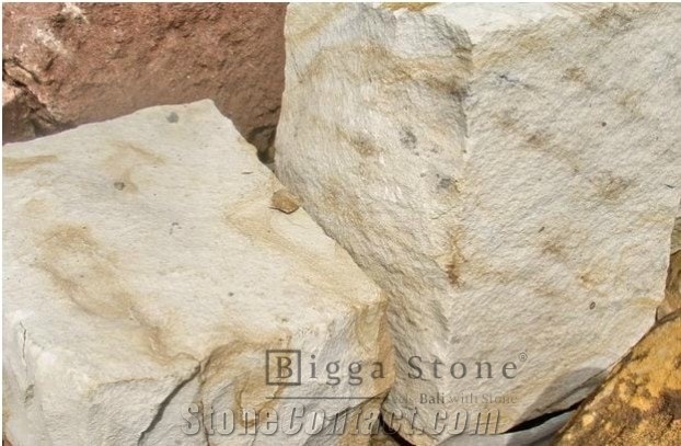 Yellow Sandstone Palimanan Tiles Factory Walling