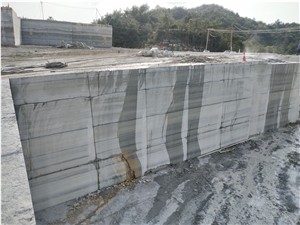 China Own Quarry Blue Wooden Vein Marble
