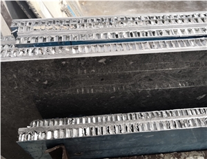 Aluminium Honeycomb Elephant Grey Marble Panel