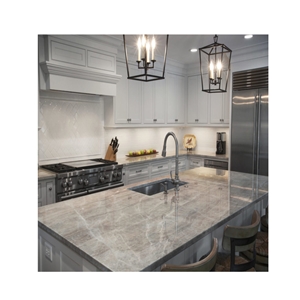 Black White Mirror Fleck Quartz Countertop