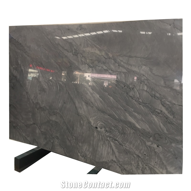 China Luxury Stone Grey Landscape Slab