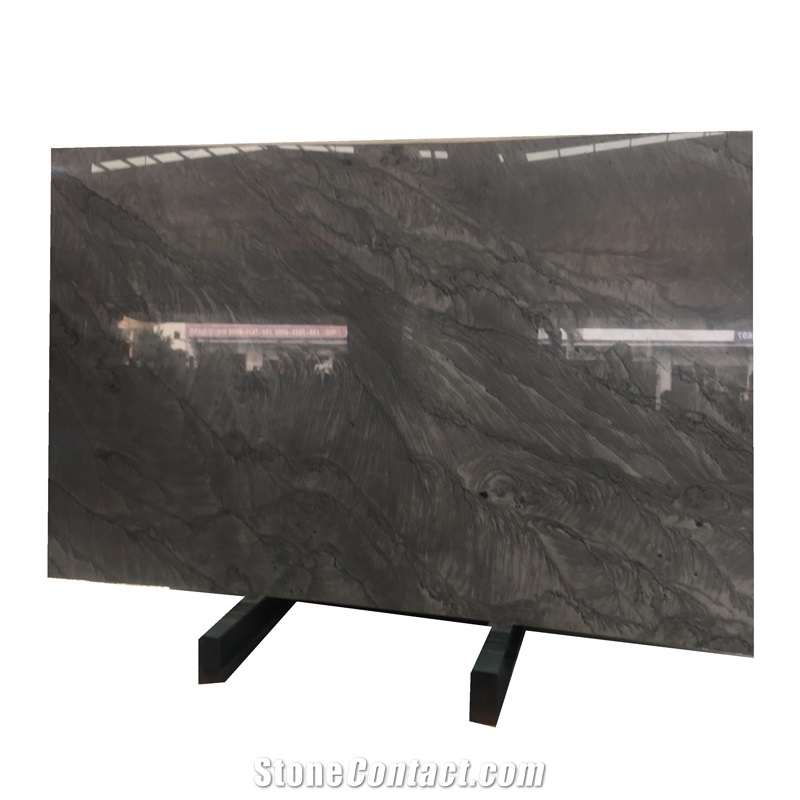 China Luxury Stone Grey Landscape Slab
