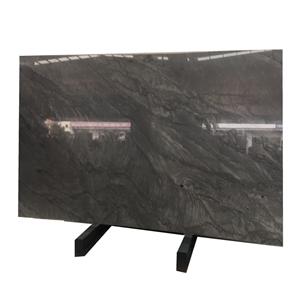 China Luxury Stone Grey Landscape Slab