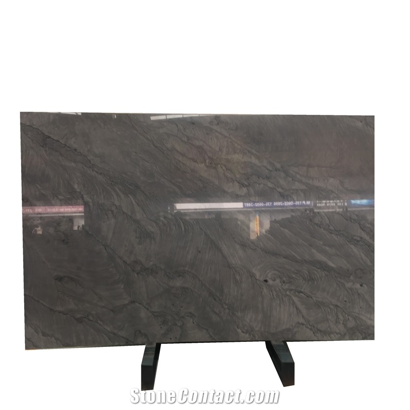 China Luxury Stone Grey Landscape Slab