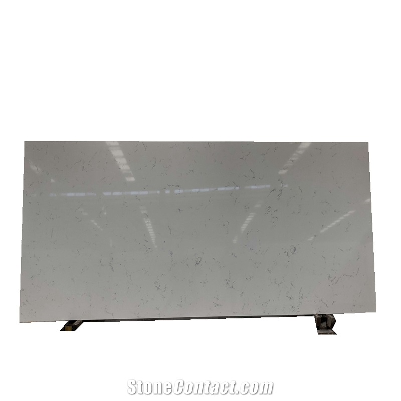China Supplier White Carrara Quartz Slabs