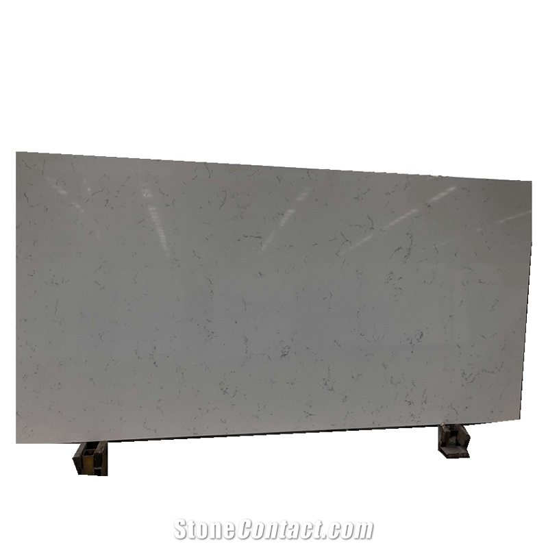 China Supplier White Carrara Quartz Slabs