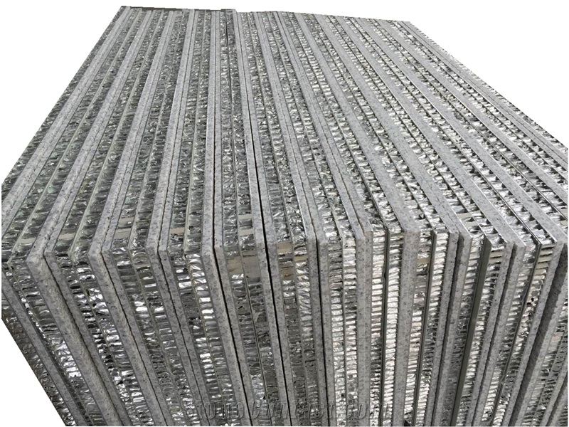China Yellow and White Marble Aluminum Honeycomb