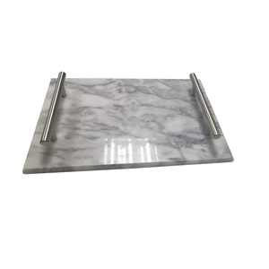 Factory Wholesale Rectangle Marble Serving Tray