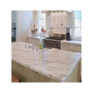 Fake Crystal White Gray Quartz Countertops
