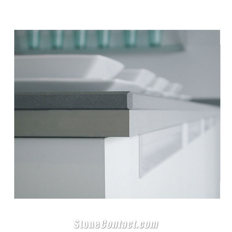 Grey Custom Quartz Table Top for Sale