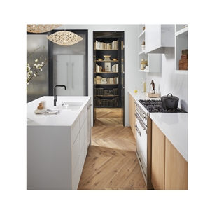 Jazz Crystal Prefab White Quartz Countertop