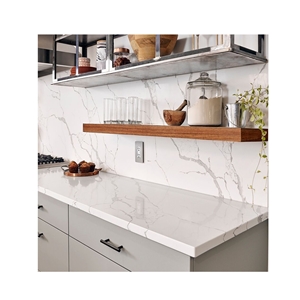 Low Price Colored Crystal White Quartz Countertop