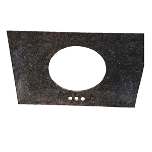 Tan Brown Granite Stone Kitchen Countertop