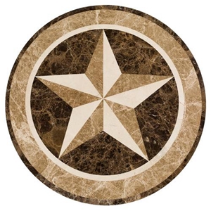 Waterjet Inlay Flooring Water Jet Medallion Marble