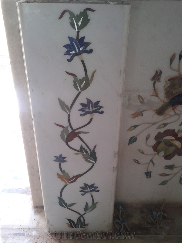 Inlaid Stone Floor Medallion