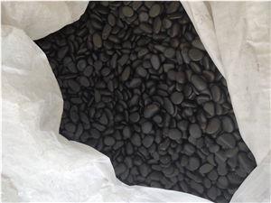 Decorative Normal Polished Black River Pebble