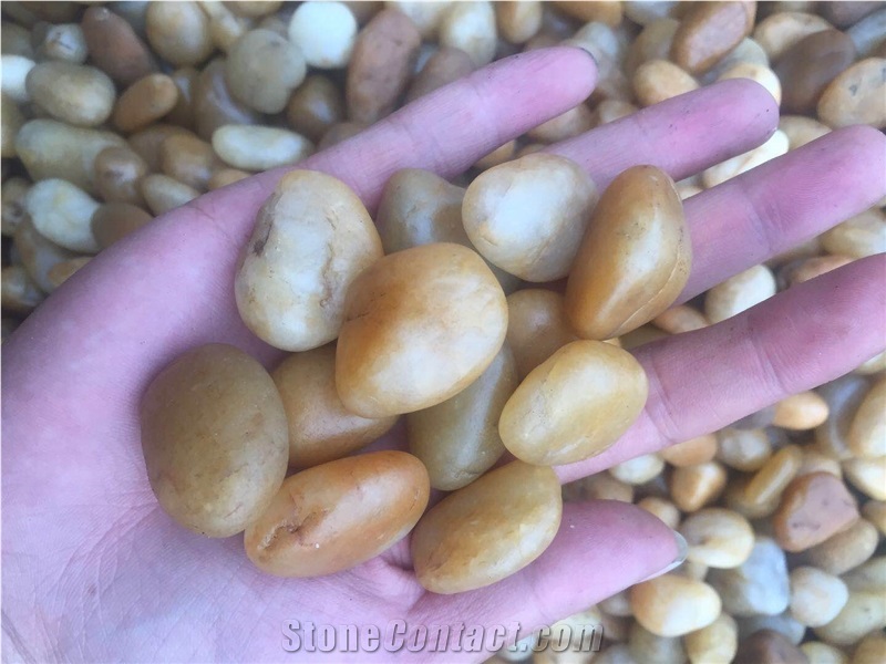 Decorative Normal Polished Black River Pebble