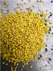 Colored Crushed Ceramic Aggregate for Flooring