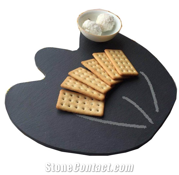 Customized Shape Natural Slate Plates