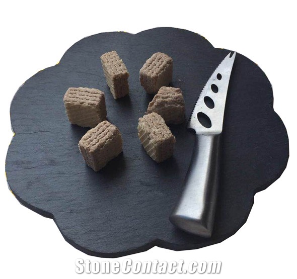 Customized Shape Natural Slate Plates