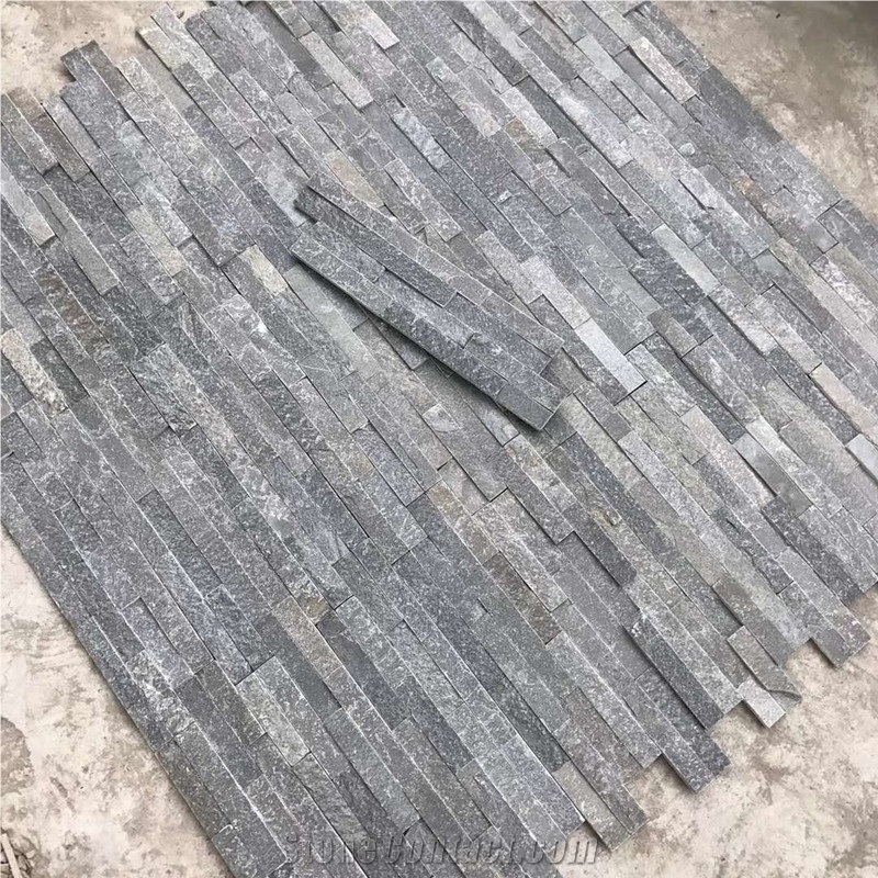 Grey Split Face Slate S Cut Ledgestone