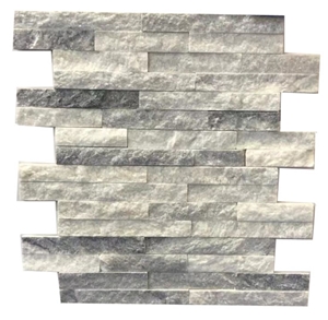 White Quartzite Ledge Corner Tiles