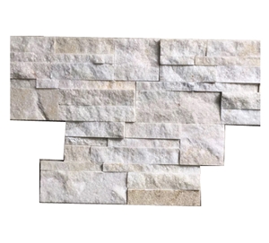 White Quartzite Ledge Corner Tiles