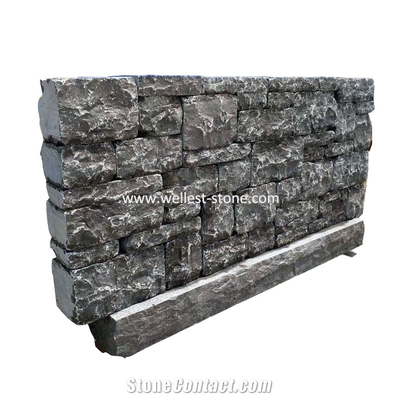Chinese Hard Bluestone Retaining Wall Blocks