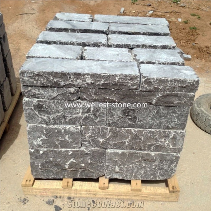 Chinese Hard Bluestone Retaining Wall Blocks