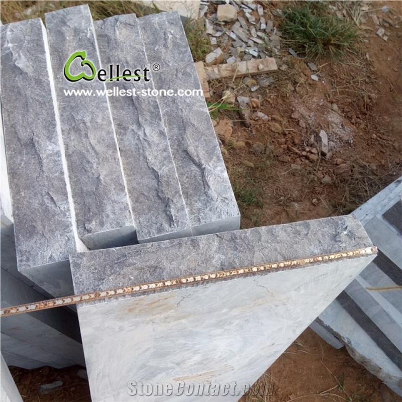 Grey Bluestone Tiles Wall Caps, Wall Coping Tile