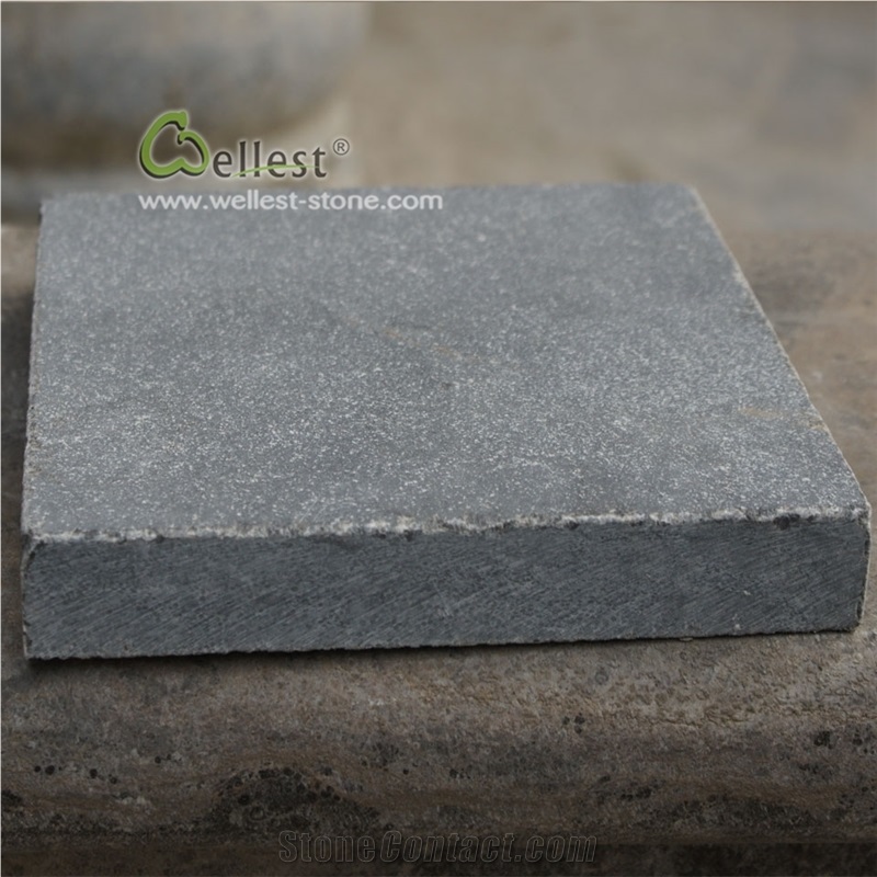 Sandblasted Bluestone Tiles Flooring and Walling