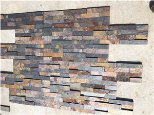 Multi Color Slate Wall Panels Cultured Stone