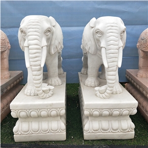 Animal Statues Carving, Marble Hand Sculptures